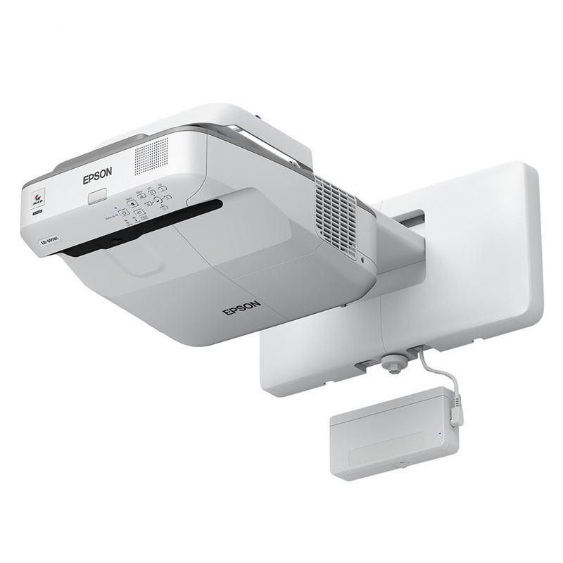 爱普生(EPSON)CB-680Wi手指互动型教育超短焦投影机商务会议家用高清投影仪(1280x800 含安装及辅材)
