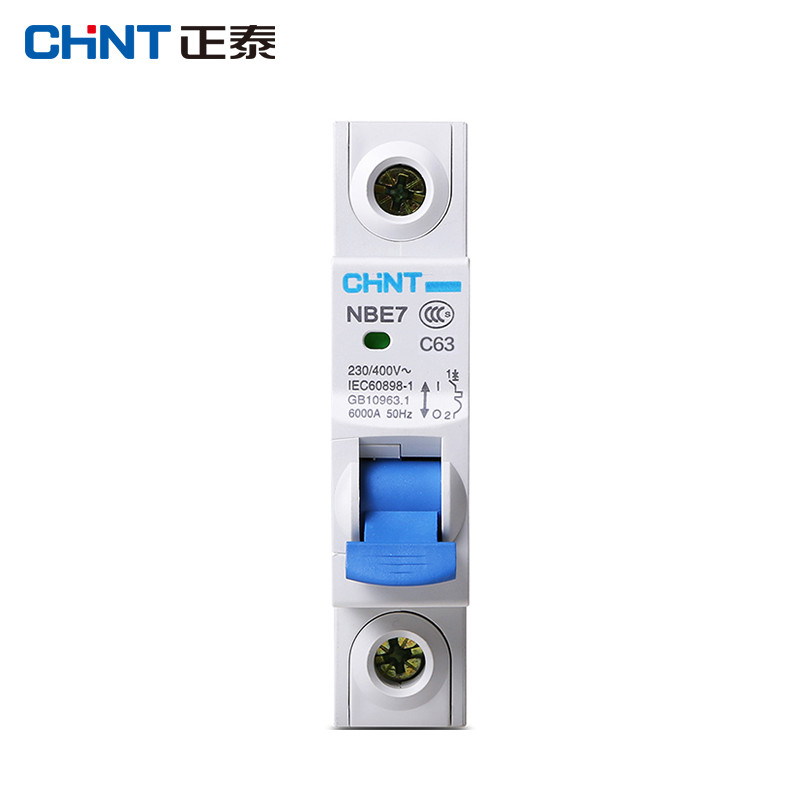 正泰CHNT空气开关 家用小型断路器NBE7 1P 63A