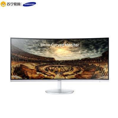 三星(SAMSUNG)C34F791WQC 34英寸1500R大曲率100Hz量子点高分辨率曲面 电脑显示器