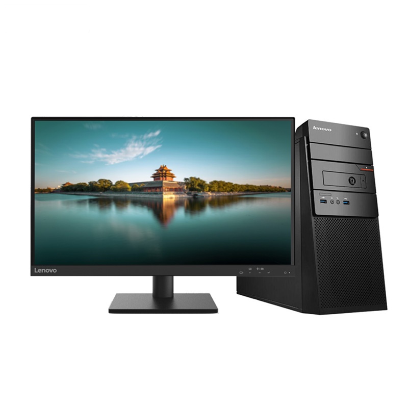 联想(Lenovo)扬天商用A6212f台式电脑 23英寸屏(I3-6100 4G 1T 2G独显 DVD WIFI)