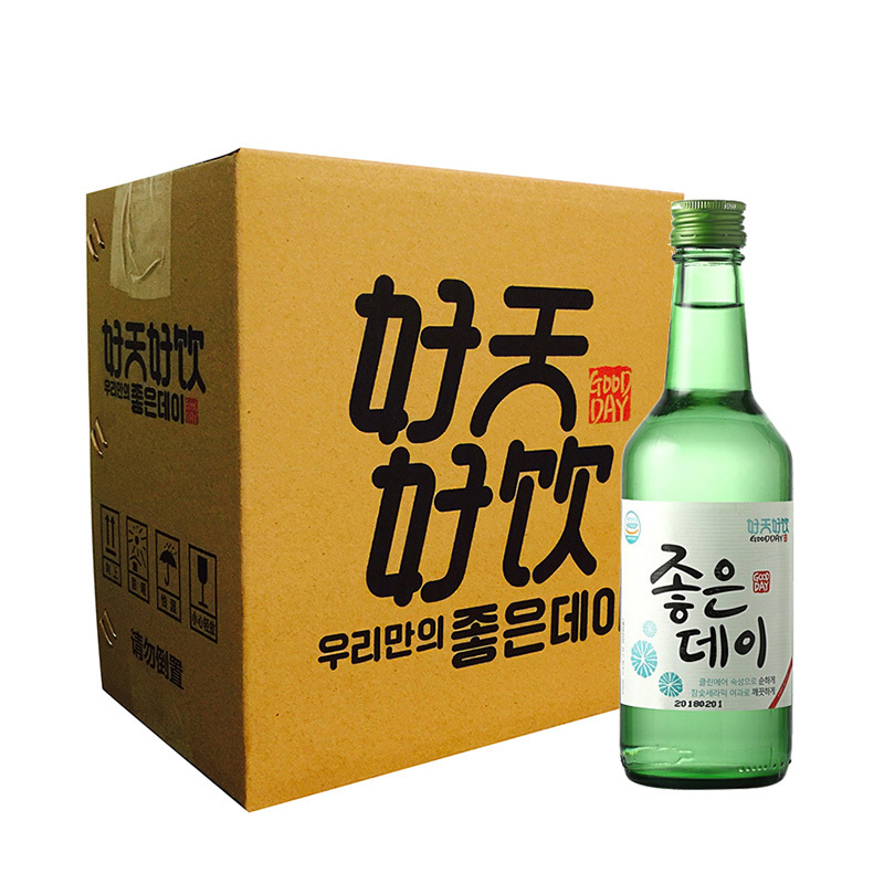 韩国进口烧酒好天好饮烧酒350ml*6