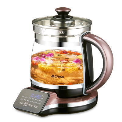 志高(CHIGO)养生壶 ZG-S1853(K) 触摸控制液晶显示1.5L微电脑智能烧水壶煮茶壶