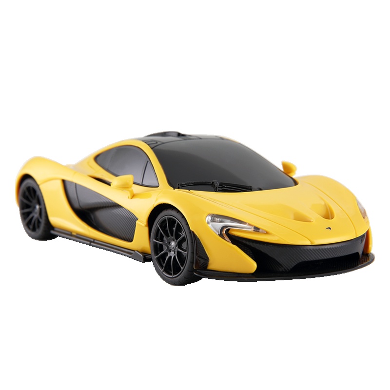 星辉(Rastar)迈凯伦P1遥控汽车1:24男孩儿童玩具漂移赛车模型75200黄色