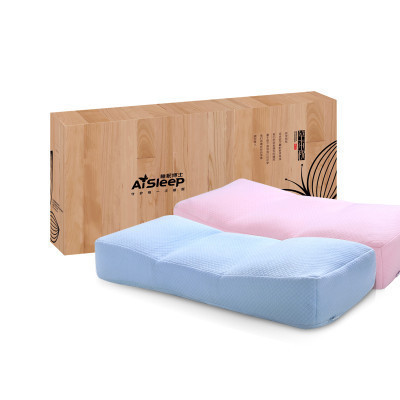 睡眠博士(AiSleep) 武夷山茶枕 安睡枕护颈枕生态花草枕 天然茶叶枕头枕芯 一对装