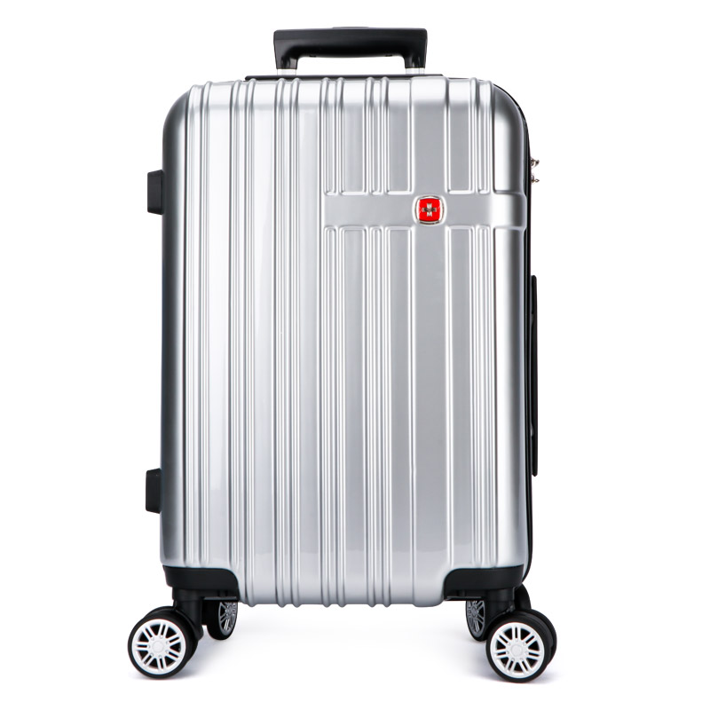 SWISSGEAR瑞士军刀拉杆箱20寸银色SA-1606旅行箱 可放15.6寸笔记本电脑内胆包电脑包