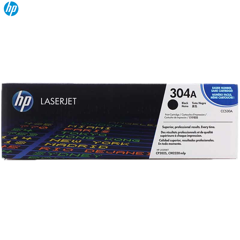 惠普(HP)CC530A 304A黑色硒鼓(硒鼓/粉盒)适用打印机cp2025 cm2320