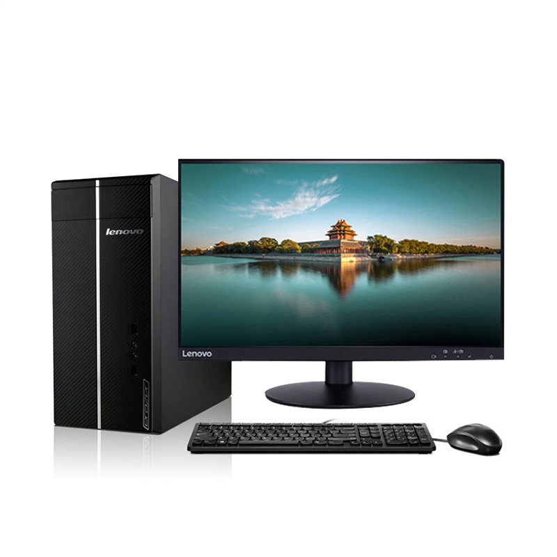 联想(Lenovo) D5055商务办公台式机电脑 21.5英寸双超屏(A6-7400K 4G 500G 2G独显)