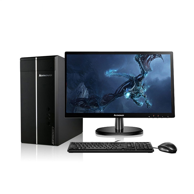 联想(Lenovo) D5055商务办公台式机电脑 23英寸屏（A6-7400K 4G 500G 2G独显 W10）