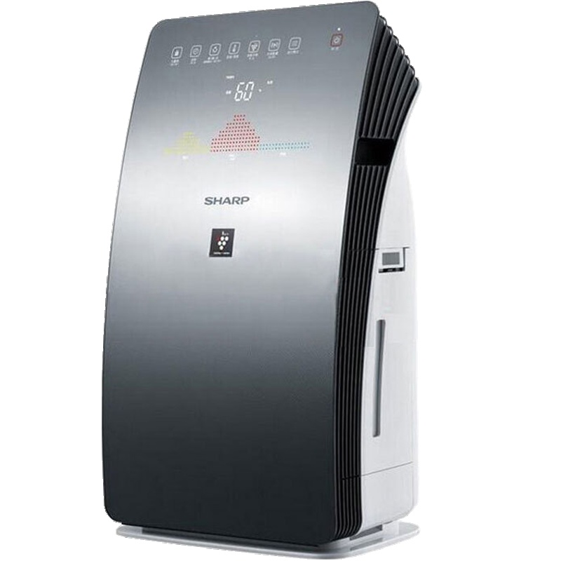 夏普(Sharp)空气净化器 KC-CG60-M 家用 手机连接 智能遥控 除甲醛 除菌除霾 无雾加湿 空净