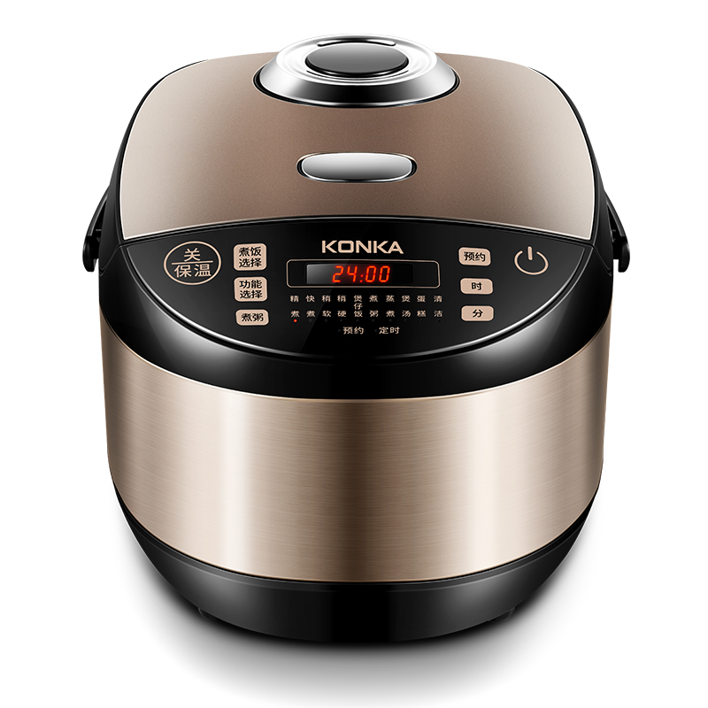 康佳(KONKA)电饭煲KRC-40IH89 IH电磁立体加热 加厚釜型合金不粘内胆 4升饭煲
