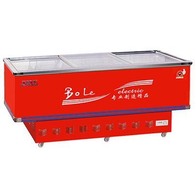 五洲伯乐(WUZHOUBOLE)SR/SF3500 1357升岛柜 商用冷藏冷冻展示柜 卧式冷柜海鲜柜推拉门速冻肉食冰柜