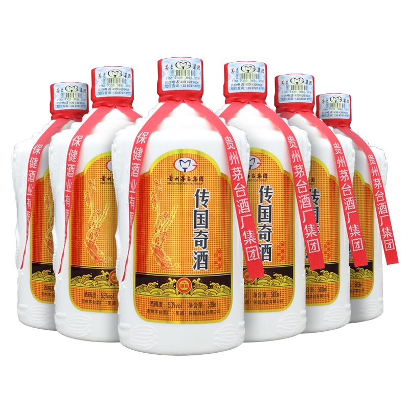 贵州茅台 传国奇酒 御尊 酱香型白酒 53度 500ml*6 整箱装