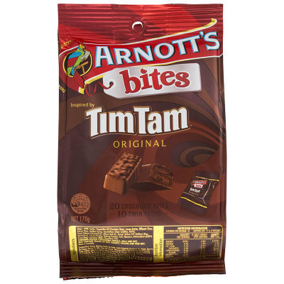 ARNOTT'S Timtam 雅乐思 原味浓情巧克力夹心饼干170g袋装 Arnott's澳大利亚进口零食