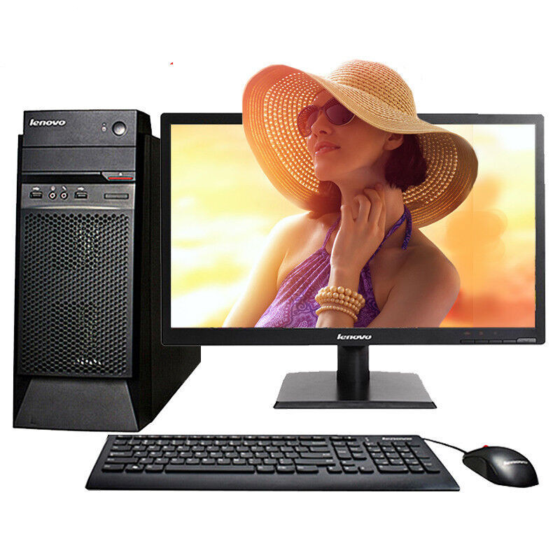 联想(Lenovo)启天商用M4650台式电脑 19.5英寸显示器(G4400 4G 500G 无光驱 Win7H)