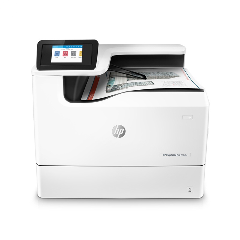 惠普(HP)PageWide Pro 750dw 页宽彩色打印机 (打印)