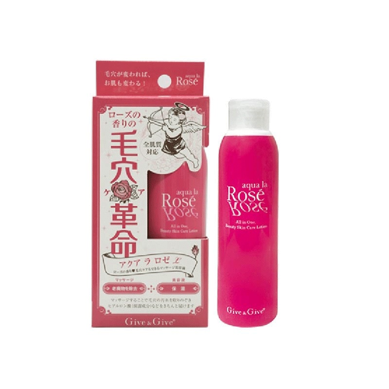 Give&Give毛穴革命毛孔玫瑰保湿美容精华液 保湿滋润 80ml 日本原装进口 保湿补水滋润营养干性肤质通用