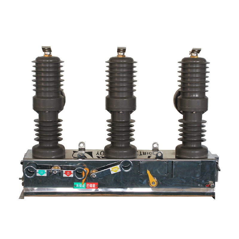 高压真空断路器zw32-12 10kv 三相支柱式 手动分闸 630A 户外高压