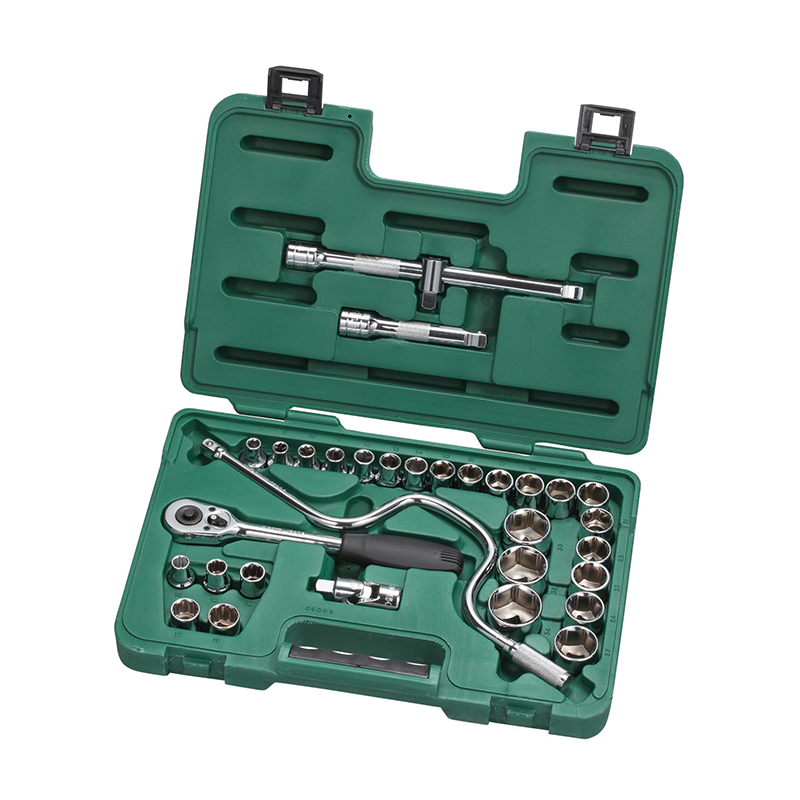 世达五金汽修汽保工具32件12.5MM套筒扳手汽车维修组合套装09099