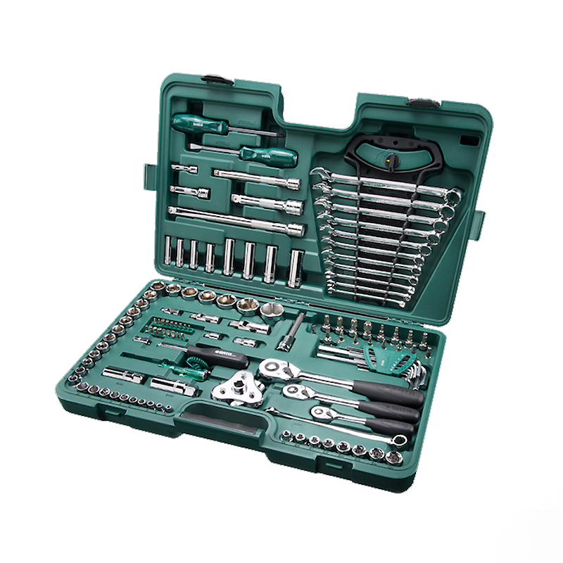 世达汽车维修工具组套121件棘轮扳手套筒汽修汽保组合套装09014A