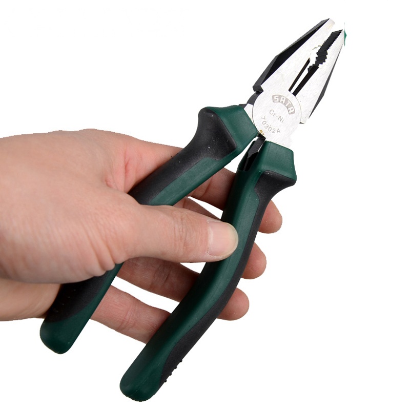 世达五金工具钳6/寸多功能省力型钢丝钳老虎钳子断线钳70301A