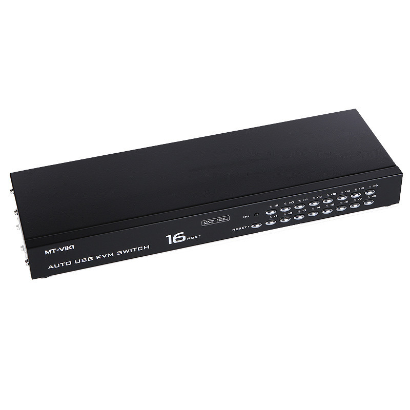 迈拓维矩 MT-2116UL 16口机架式自动KVM切换器 带遥控 自动共享器,