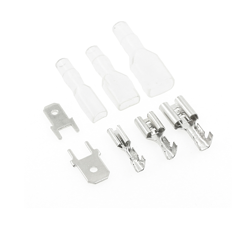 6.3mm 插簧 护套 插片 冷压端子 冷压头 接线端子 插拔式