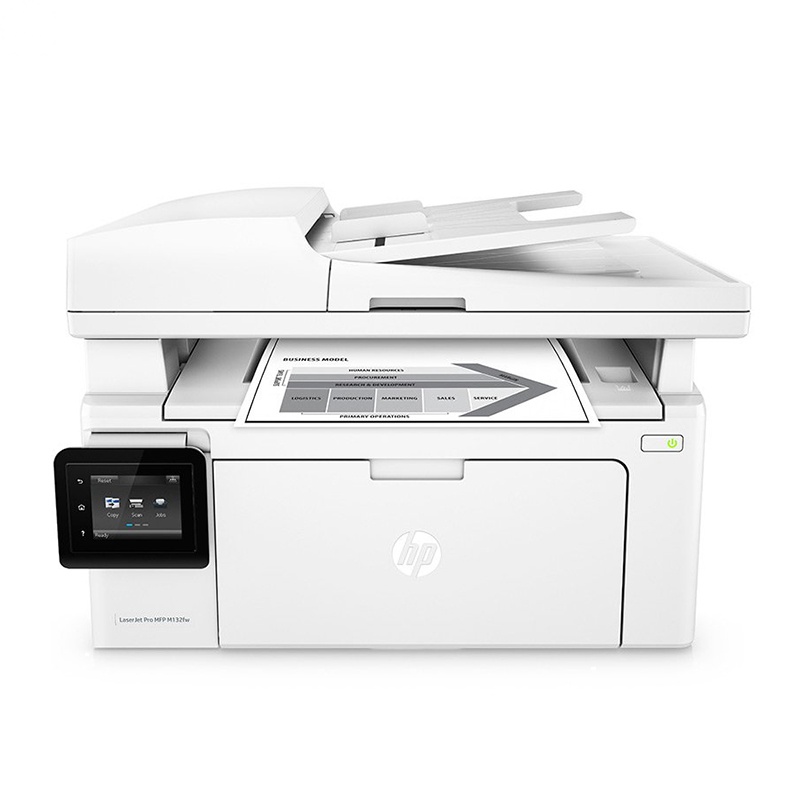 惠普（HP）LaserJet Pro MFP M132fw 黑白多功能激光一体机（打印 复印 扫描 传真）