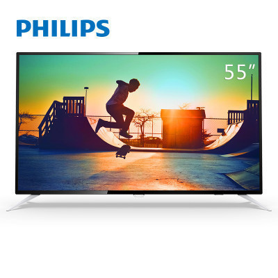 飞利浦(Philips)55PUF6172/T3 55英寸4K智能LED液晶电视 海量内容,金属边框