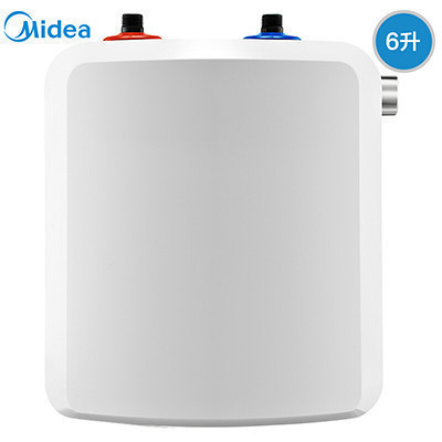 美的(Midea)6升家用厨房热水宝F06-21A3(S)上出水2100W加热 超薄侧放小体积 自动补水加热