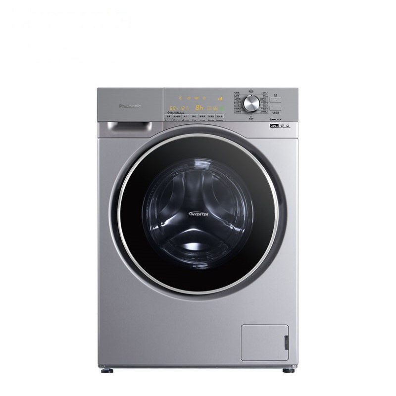 松下(Panasonic) XQG100-E102T 10公斤 变频 大容量 精准智控 95度高温杀菌滚筒洗衣机(银色)