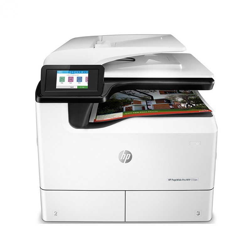 惠普(HP)PageWide Pro MFP 772dn 彩色页宽复合机 (打印 复印 扫描 传真)