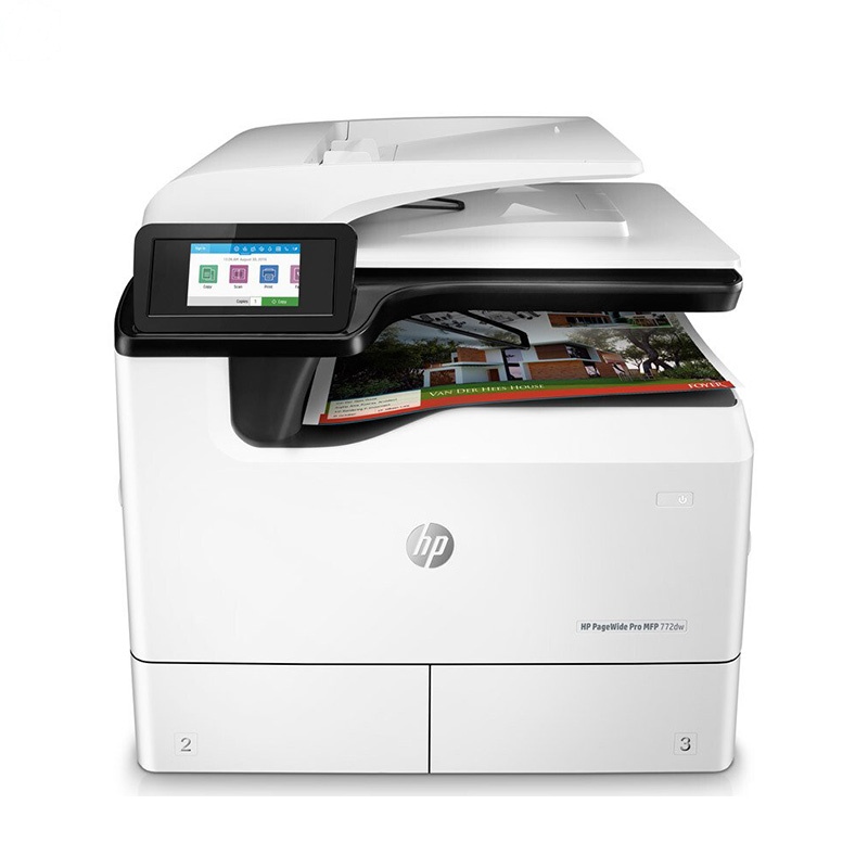 惠普(HP)PageWide Pro MFP 772dw 彩色页宽复合机(打印 复印 扫描 传真)