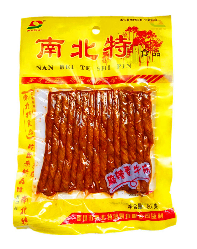 南北特80g麻辣素牛筋