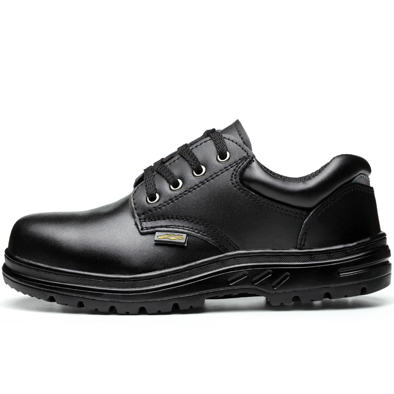 康宝(canbo)039/038劳保鞋男安全鞋防砸防刺穿钢包头耐磨防滑橡胶底舒适牛皮夏季透气款 四季款