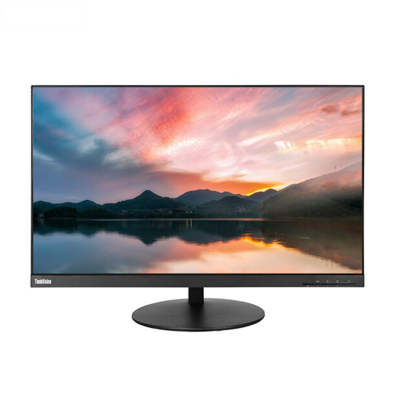 联想(ThinkVision)T27h 27英寸窄边框 QHD2K高清 全功能USB Type-C 升降旋转 电脑显示器 黑色