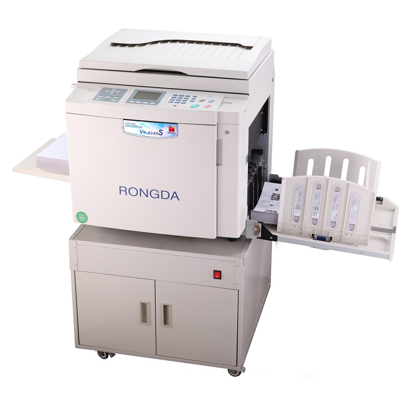 荣大 VR4345S 速印机 数码一体机 A3扫描B4印刷 3.8 寸显示屏全中文 原稿尺寸自动识别(含地柜)