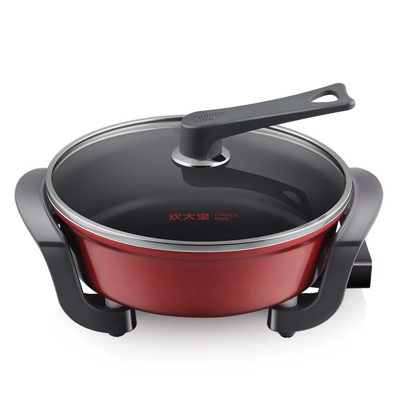 炊大皇(COOKER KING) 电火锅K2828多功能韩式电火锅 家用小火锅五档控 易洗不粘锅