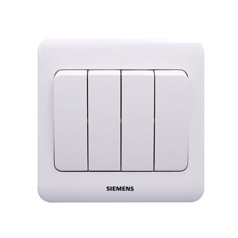 西门子(SIEMENS)开关插座 远景雅白系列四开双控5TA02461CC1