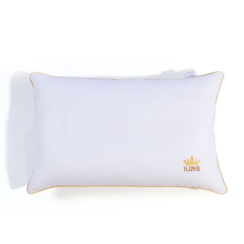 水星(MERCURY) 家纺为爱加冕情侣对枕双人枕芯枕头纤维舒适枕对装