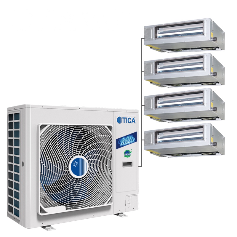 天加(TICA)大5匹一拖五 净化型家用中央空调 1级能效变频 适用100-140㎡ TIMS140AHR