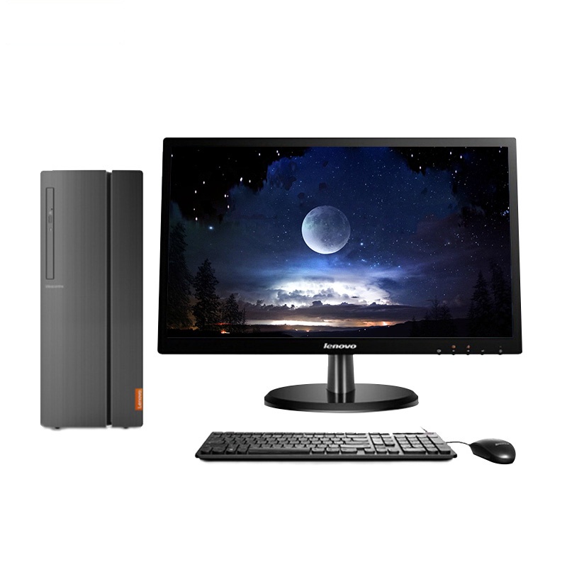 联想(Lenovo) 510A-15 商务办公台式机电脑+21.5英寸显示器 G3900 4GB 1TB 1G独显