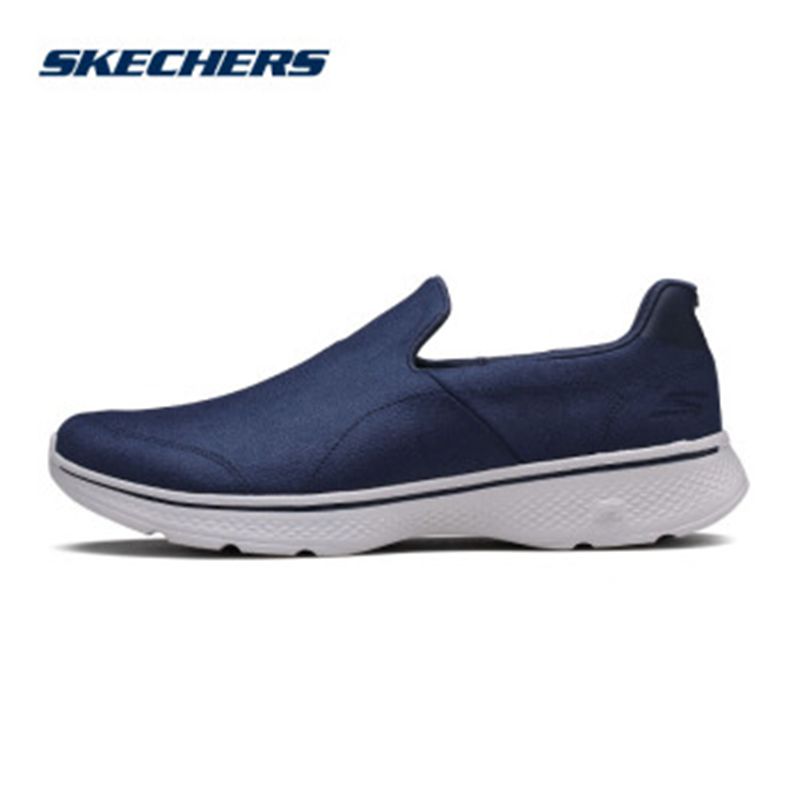SKECHERS斯凯奇GO WALK 4 男士轻质一脚蹬健步鞋运动鞋54154/NVGY