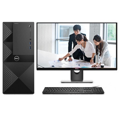 戴尔(DELL)台式机Vostro 3660-R3328B+SE2018HR(i3-6100 4G 1T 19.5英寸)