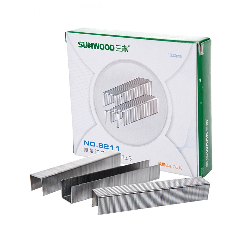 三木(SUNWOOD)23/13厚层 订书针 8211 (盒)
