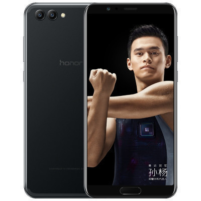 华为/荣耀 V10全网通 尊享版 6GB+128GB 幻夜黑 移动联通电信4G全面屏游戏手机 双卡双待