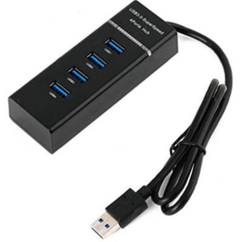 酷比客(L-CUBIC) 黑色 USB3.0 HUB 4Port LCHB29BK (根)