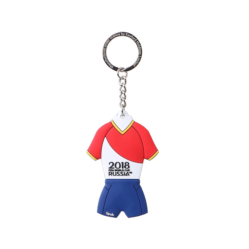 WORLD CUP 2018 PVC 双面钥匙扣-西班牙205