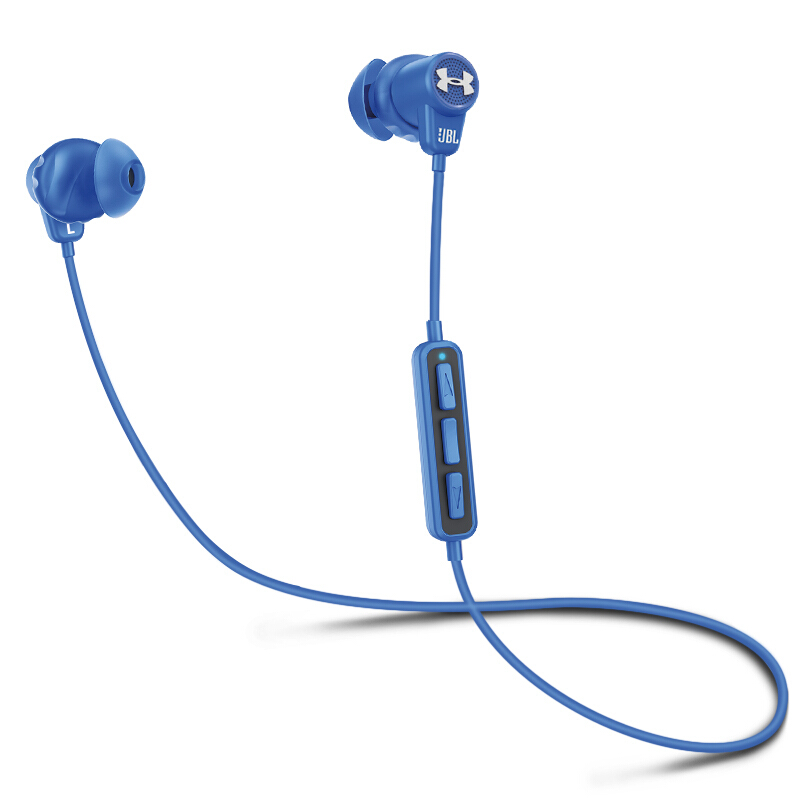 JBL Under Armour 1.5升级版安德玛 无线蓝牙运动耳机 入耳式线控 手机耳机/耳麦 蓝色