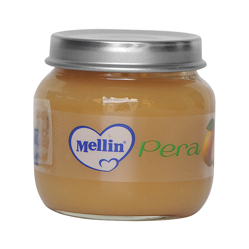 美林(Mellin)宝宝辅食梨子泥 100克/罐 2罐装 蔬果泥 辅食添加初期以上 原装进口 4个月以上