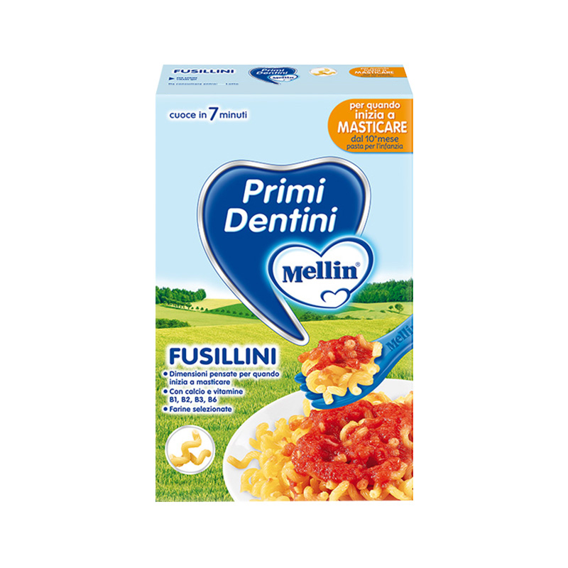 美林(Mellin)FUSILLI螺旋形颗粒面食 280克/盒装 10个月以上